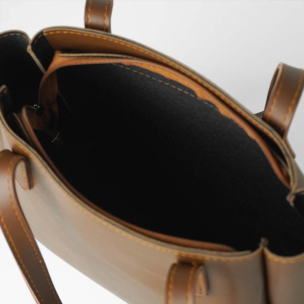 Wide set of 2 Bag Brown