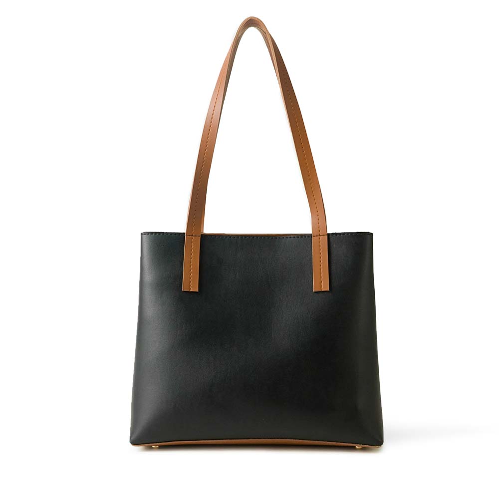 Suave Tote Bag Black Set of 3