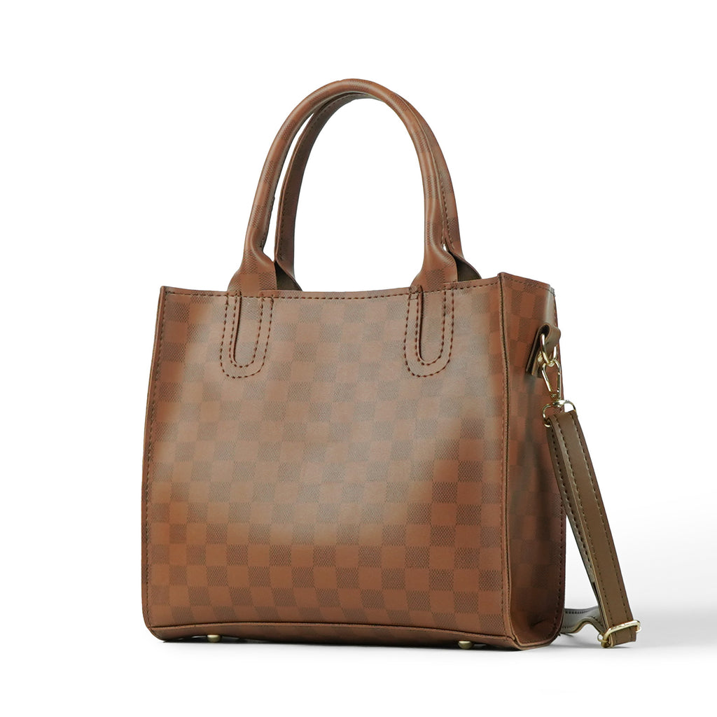 Service Bag Brown (checkered)