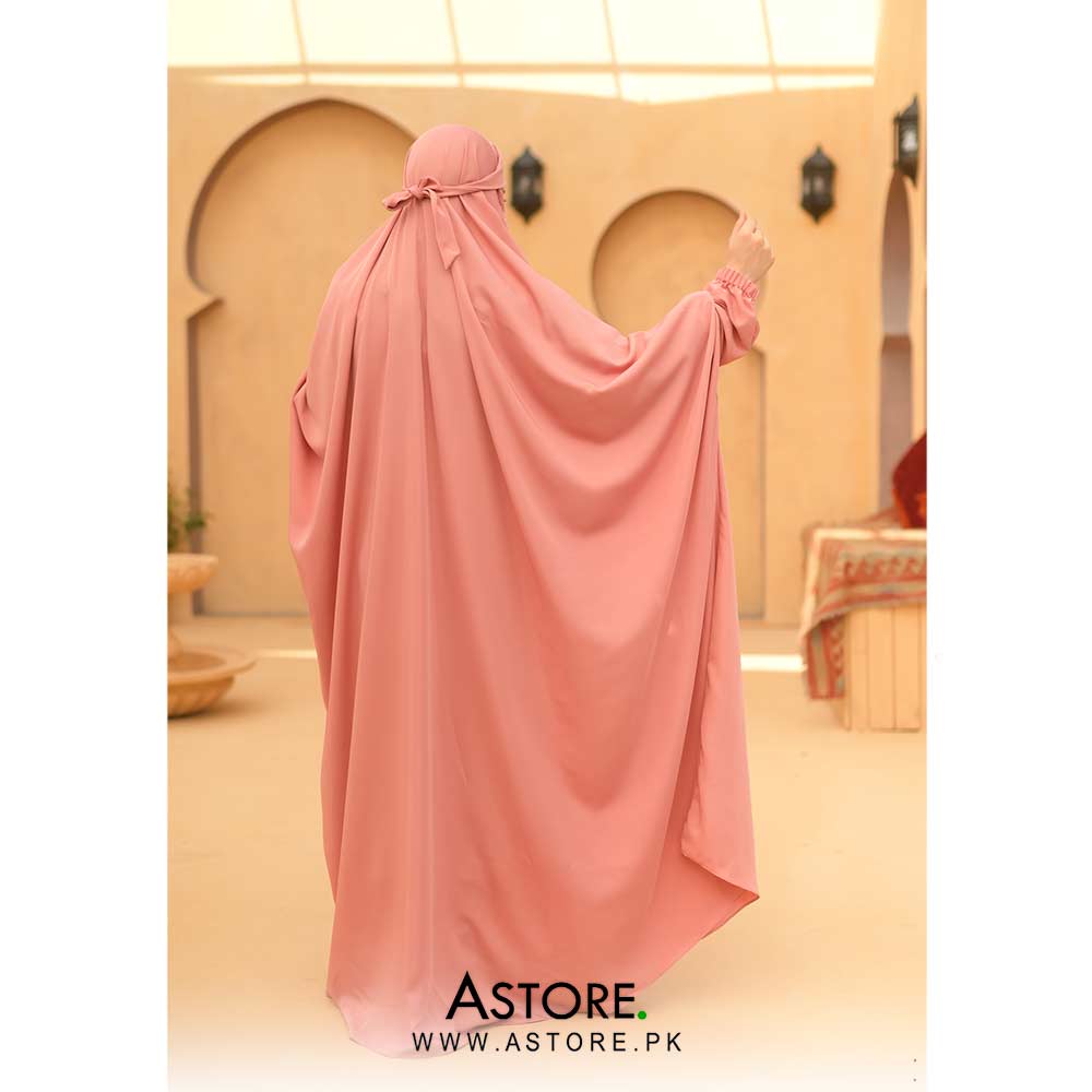 Jilbaab with niqab (pink)