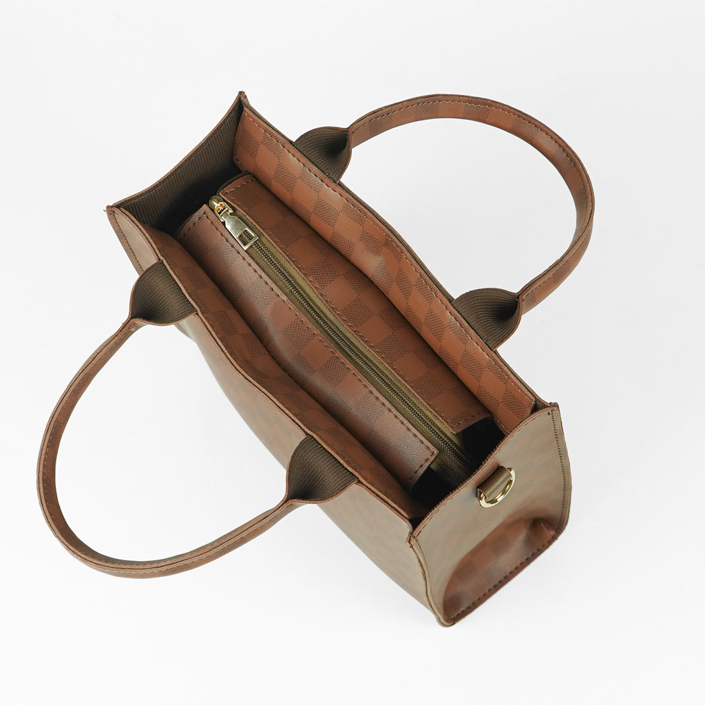 Service Bag Brown (checkered)