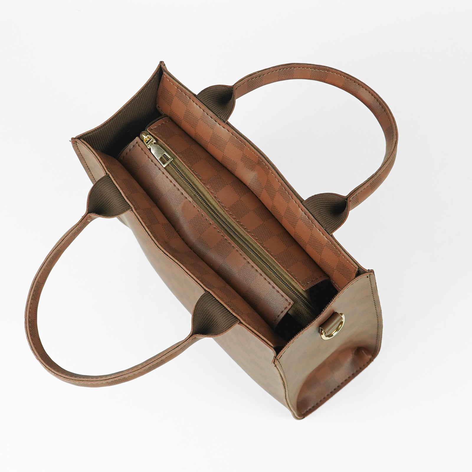 Service Bag Brown (checkered)