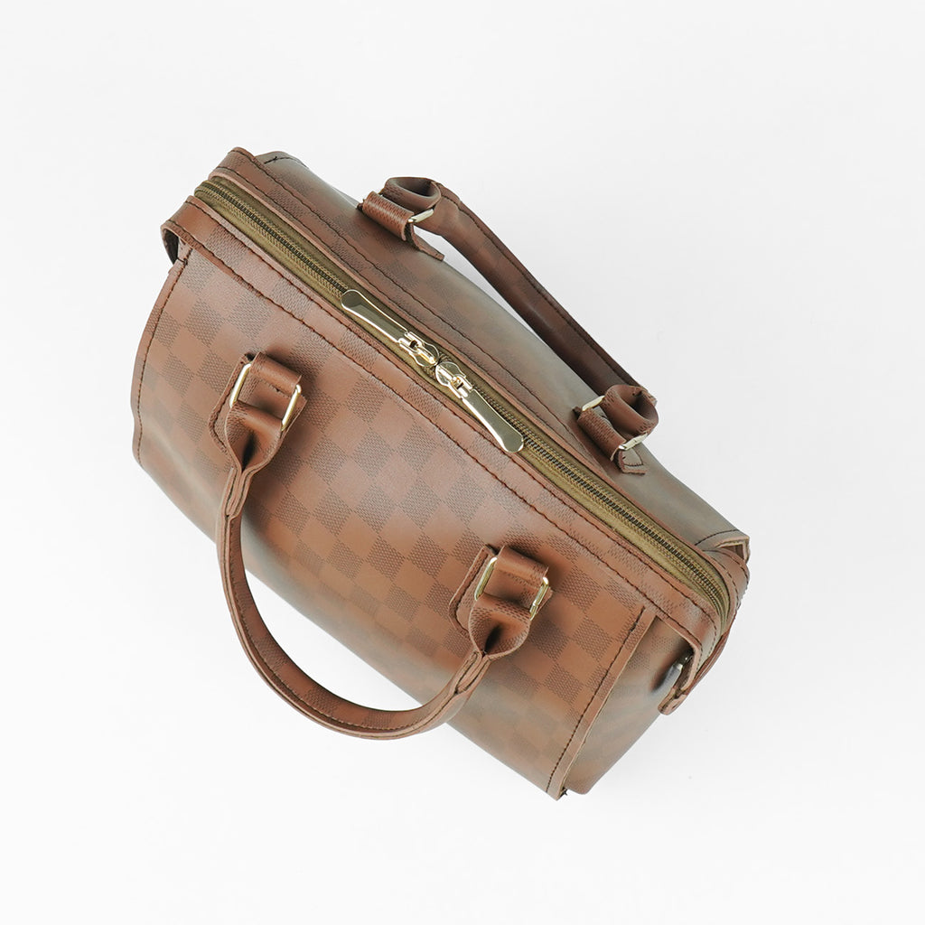 Olive Bag Brown (checkered)