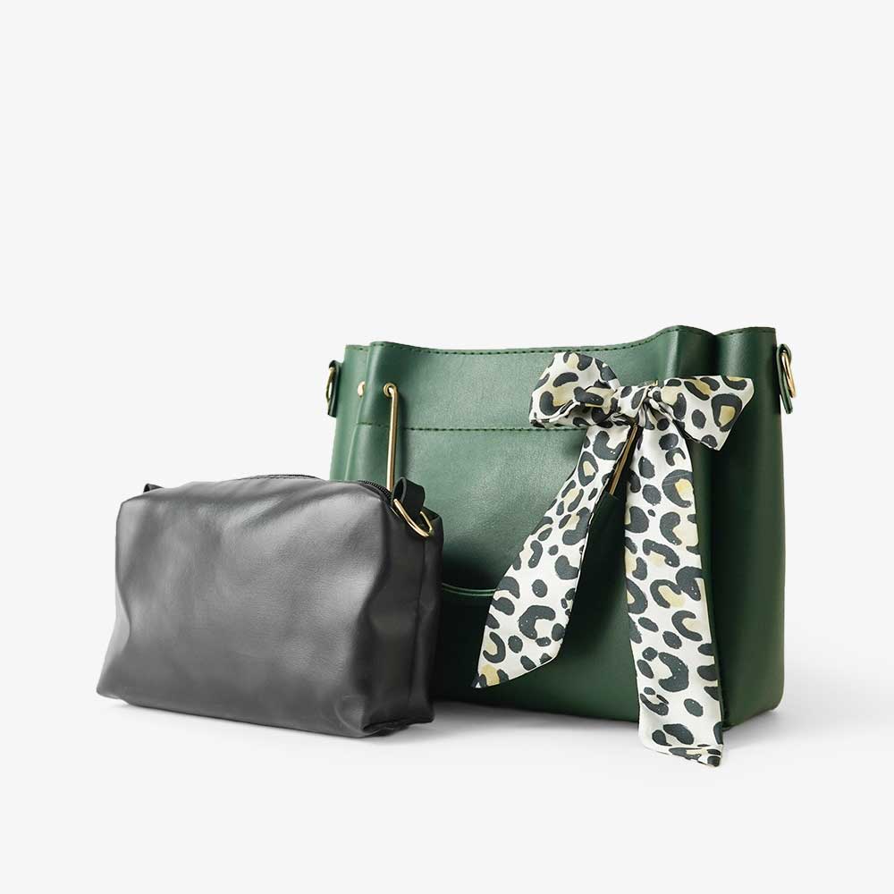 Mini Emerald set of 2 Bag Green