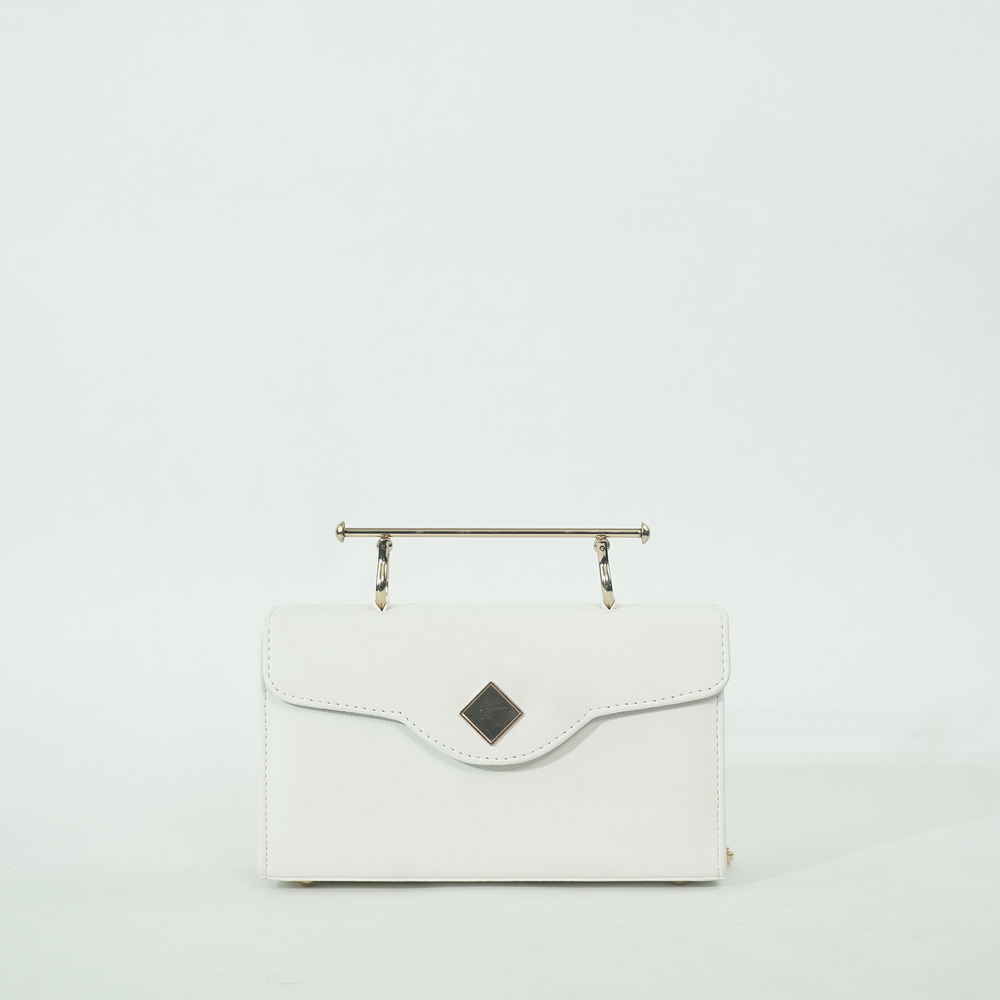 Elegant Box bag White