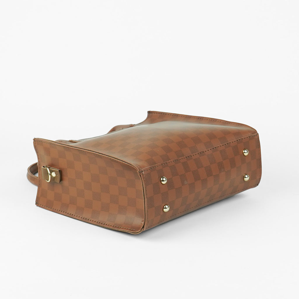 Service Bag Brown (checkered)