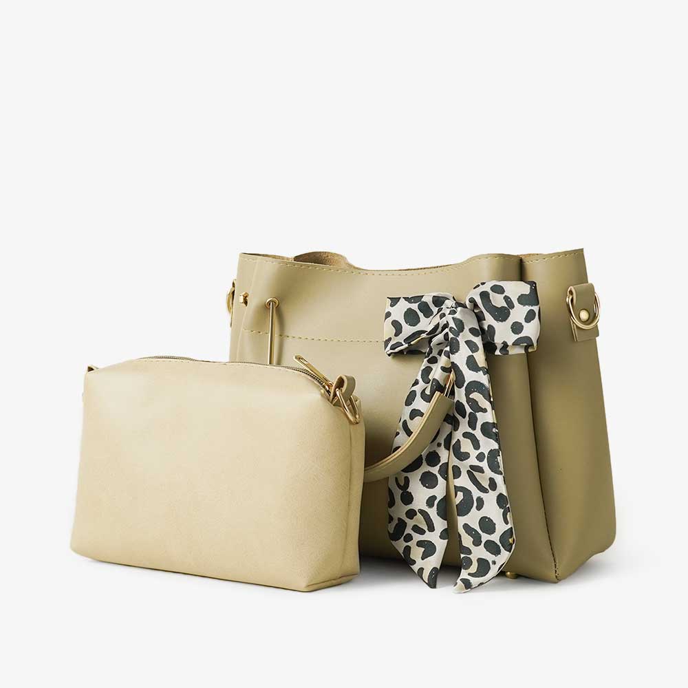 Mini Emerald set of 2 Bag Beige