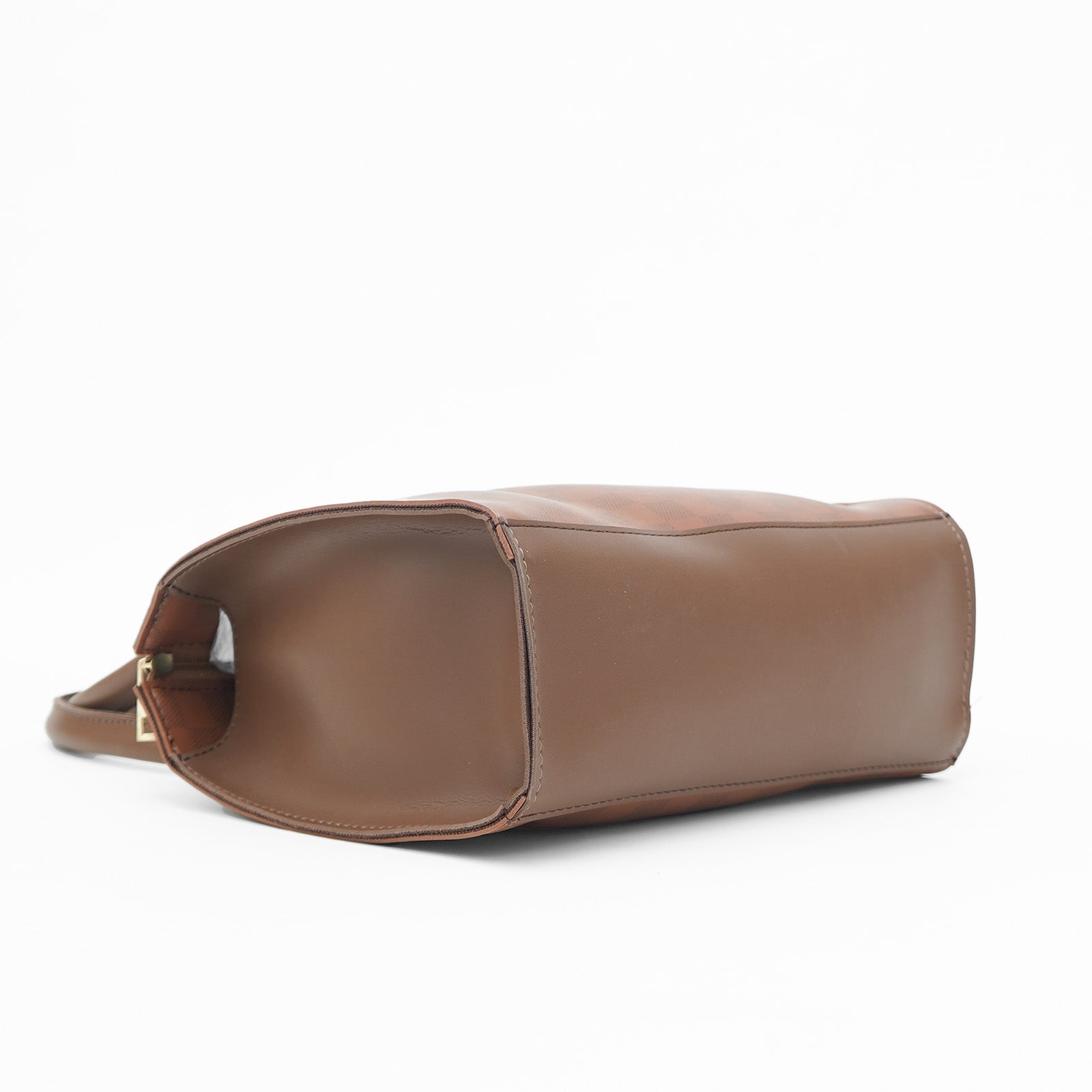 checkered handbag  brown (checkered)