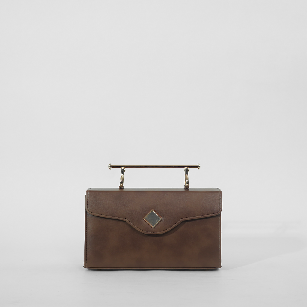 Elegant Box bag Brown