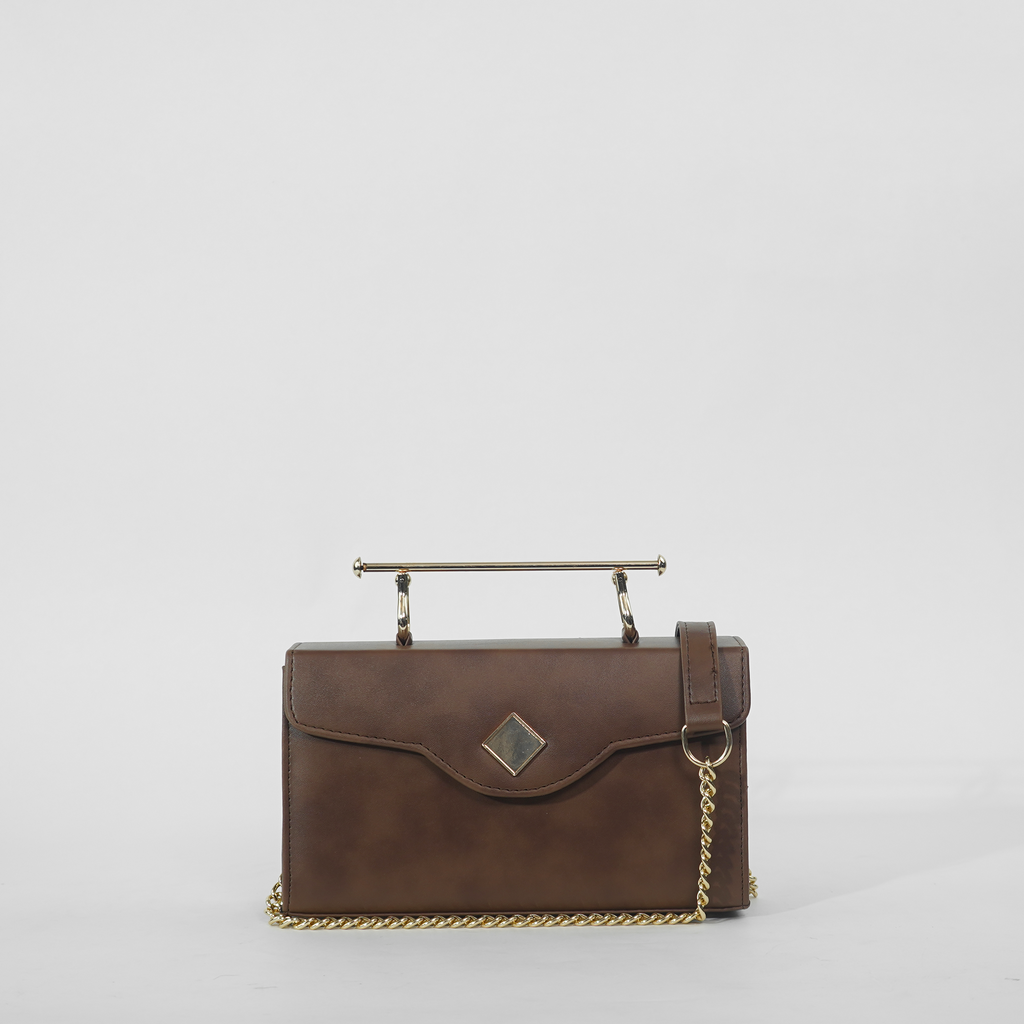 Elegant Box bag Brown