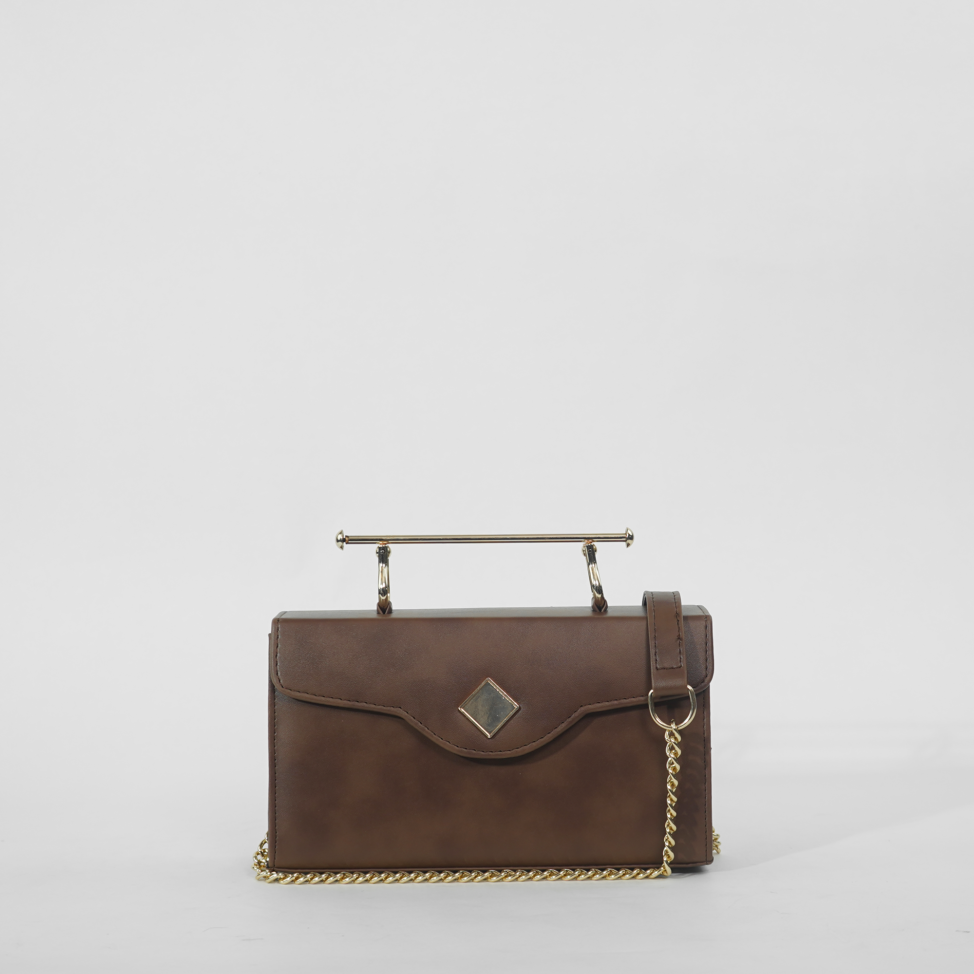 Elegant Box bag Brown