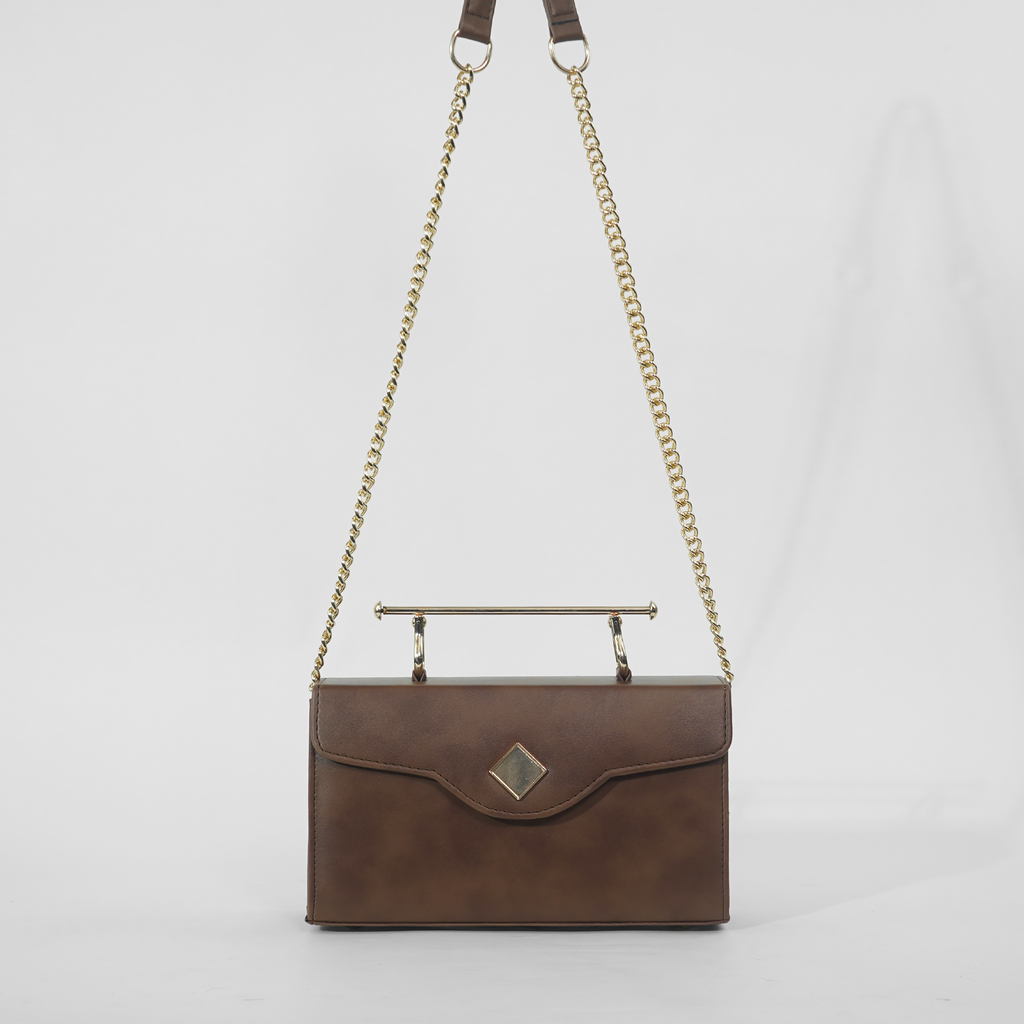 Elegant Box bag Brown