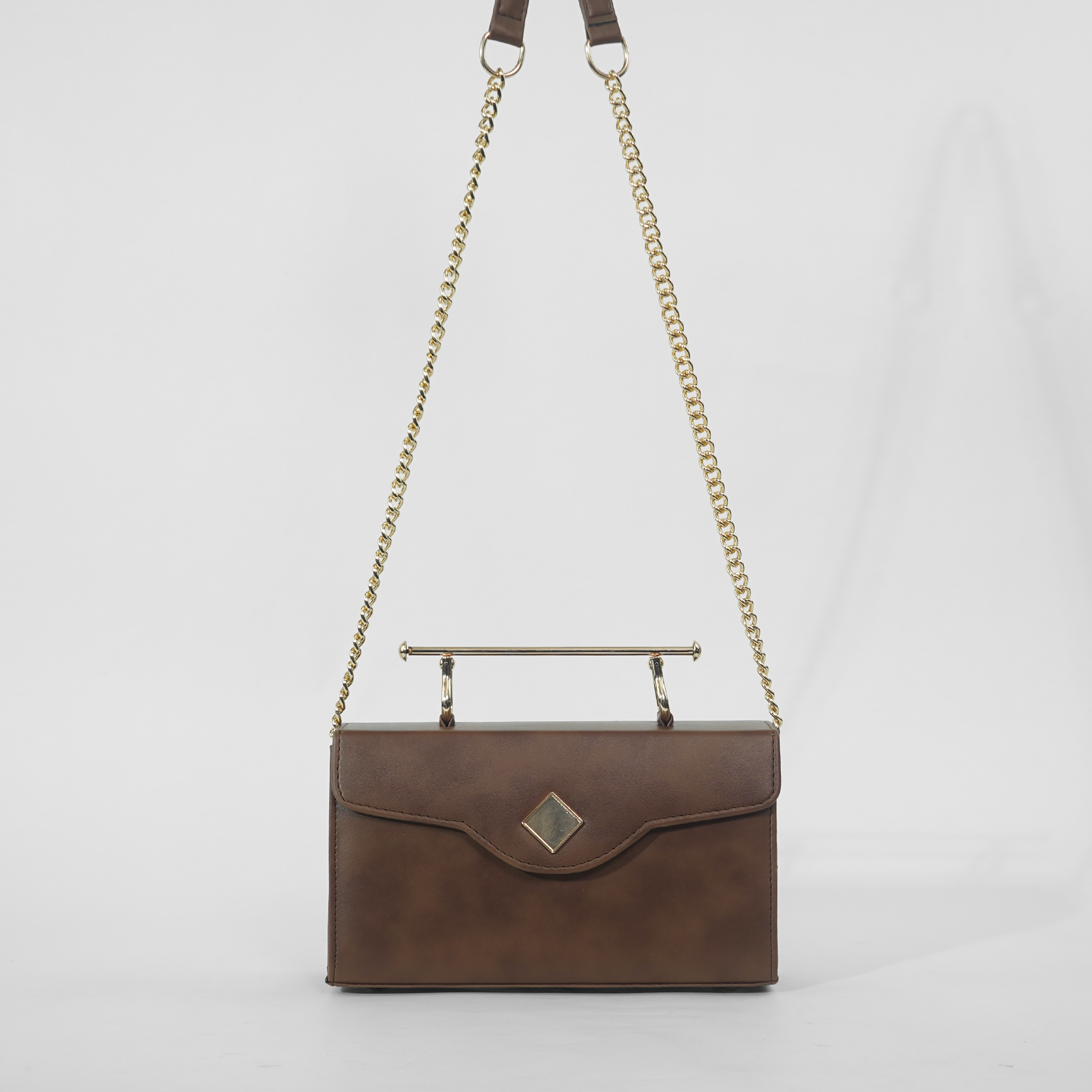 Elegant Box bag Brown