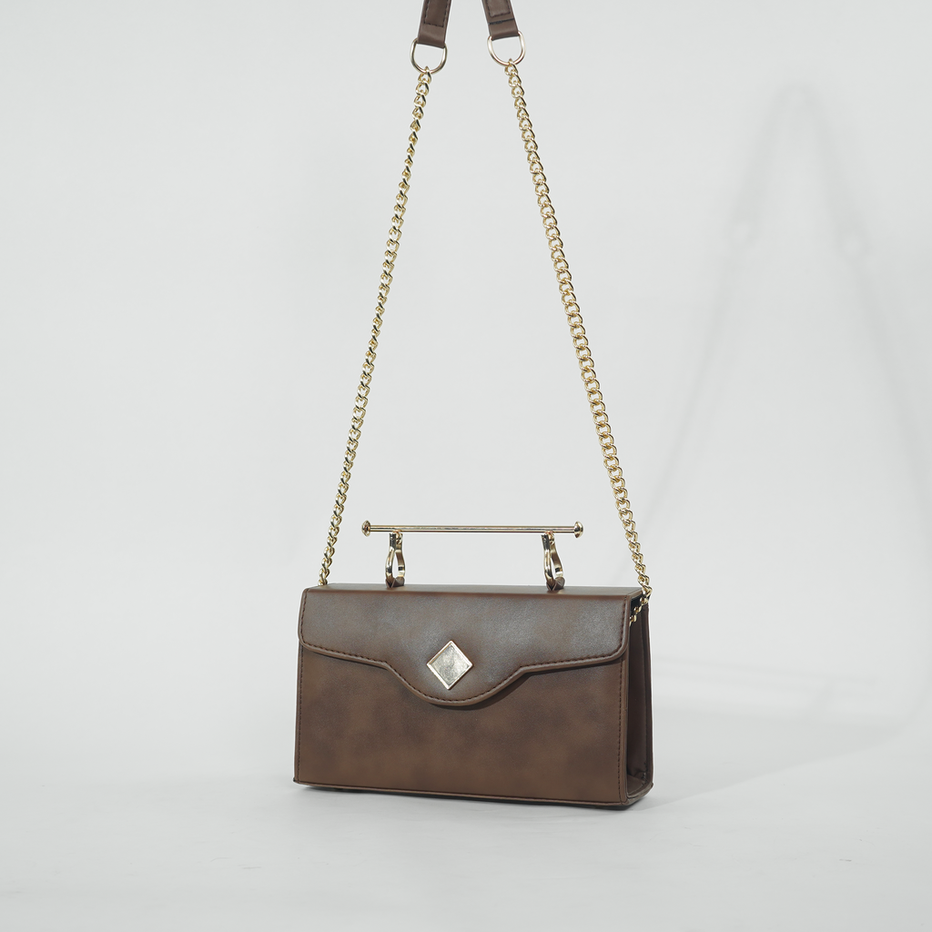 Elegant Box bag Brown