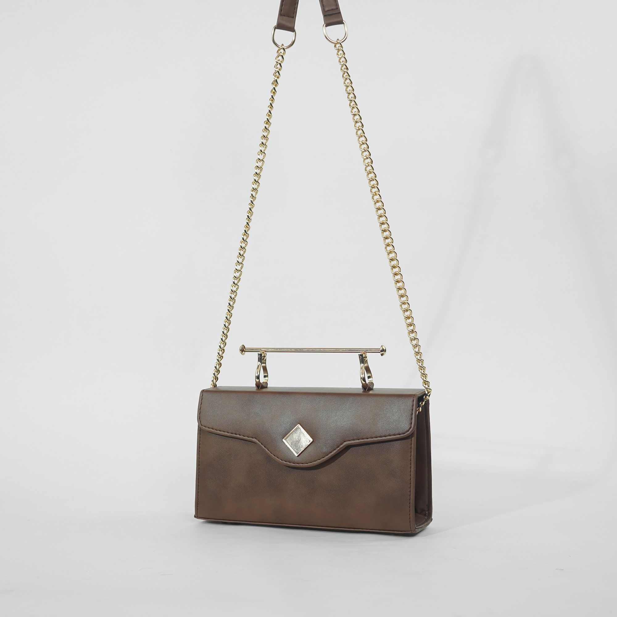Elegant Box bag Brown