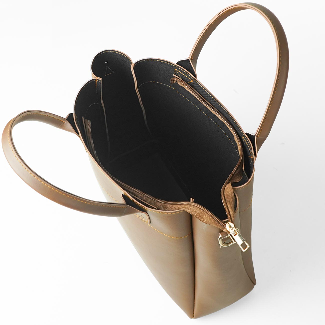 French bag set of 2 brown