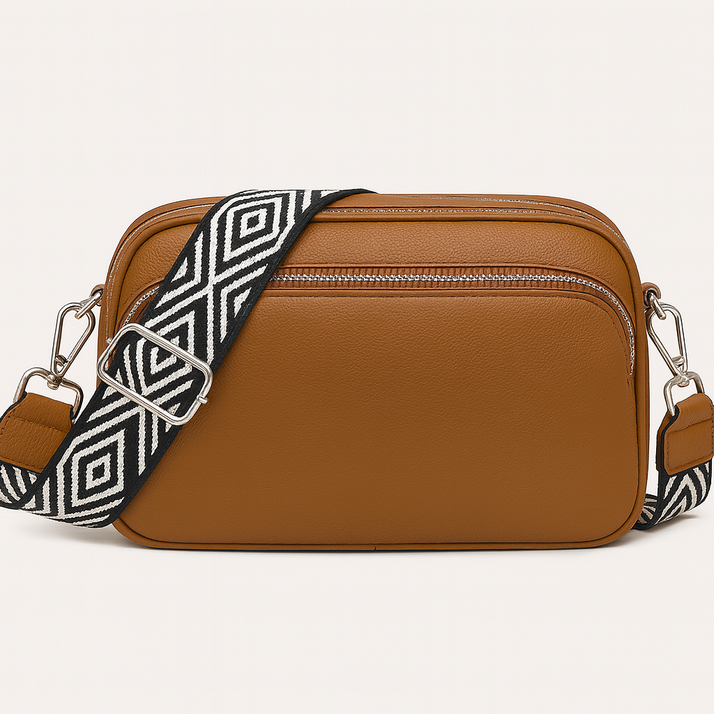 Messenger Shoulder Bag Brown