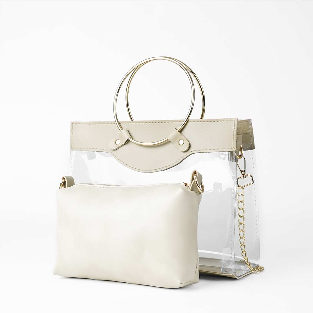 Acrylic Bag Beige