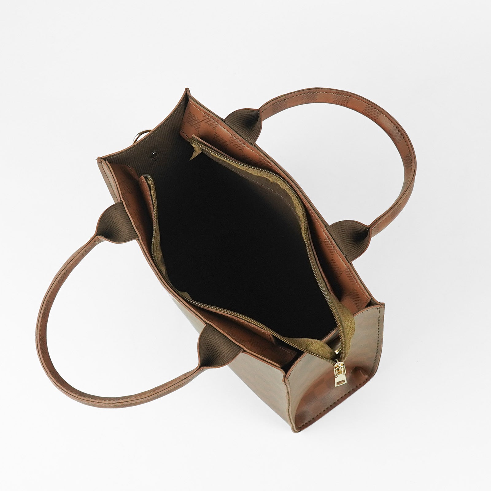 Service Bag Brown (checkered)