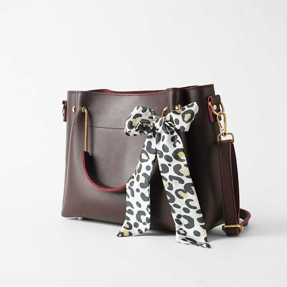 Mini Emerald set of 2 Bag Maroon