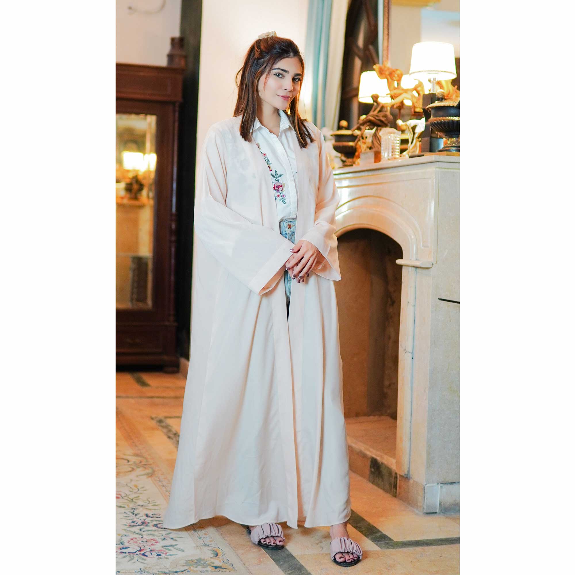 Kimono (pearl White color)