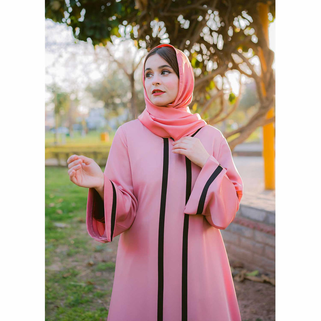 Buy Classic Abaya (pink) shop online in Pakistan