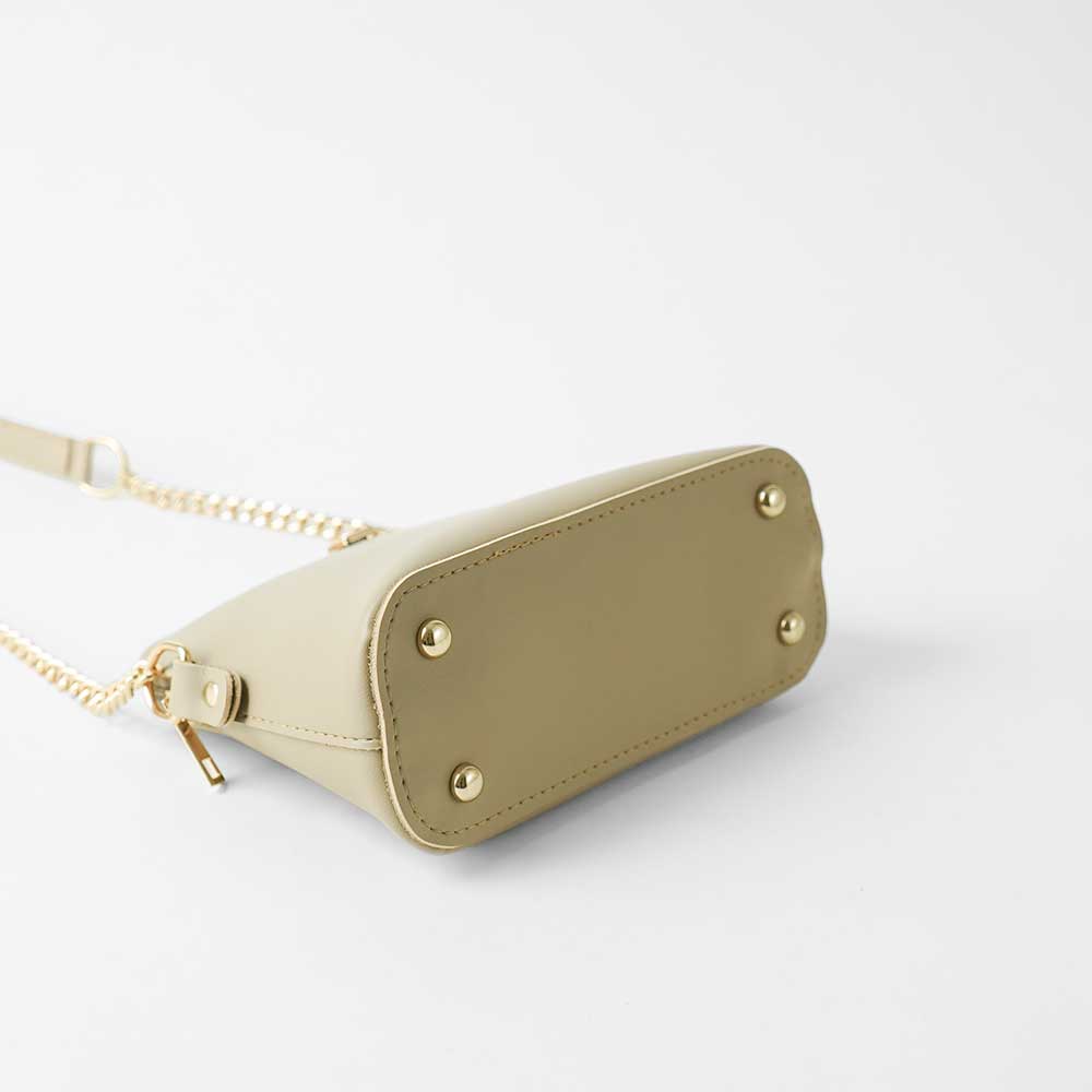 Pouch Size Shoulder Bag Beige