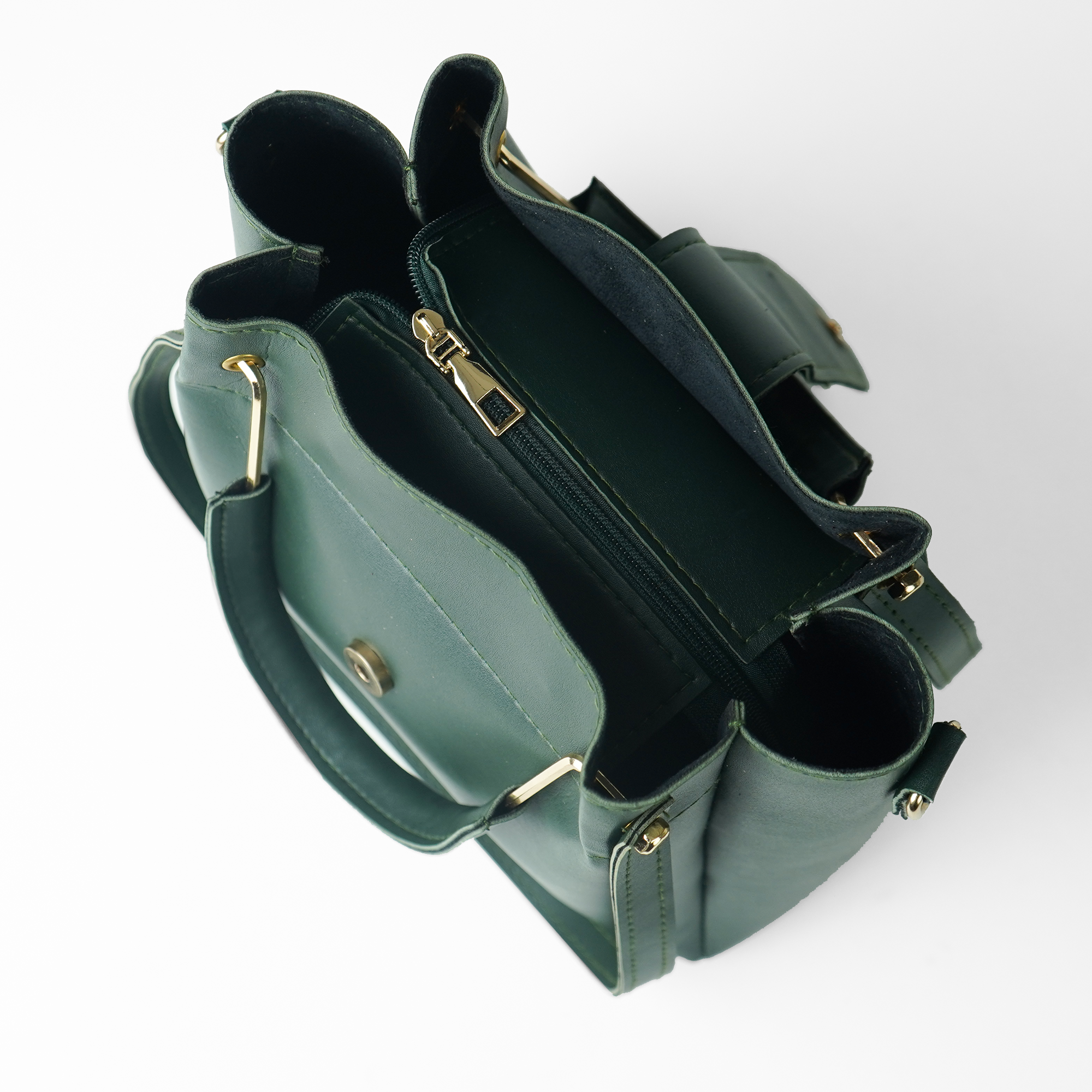 Emerald Bag Set Of 3 Green