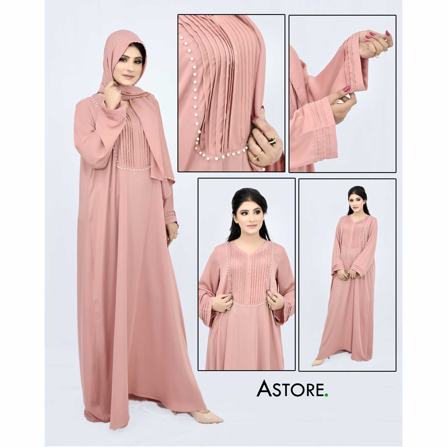 Grace Abaya (Pink) for Women in Pakistan by Astore