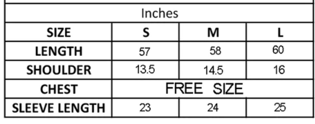 Grace Abaya with Pearl by Astore - Abaya Sizes