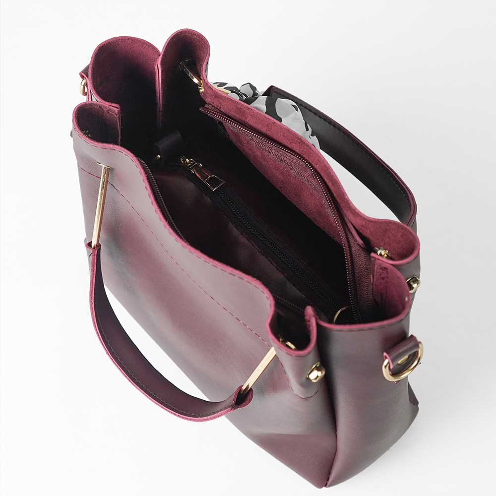 Mini Emerald set of 2 Bag Maroon